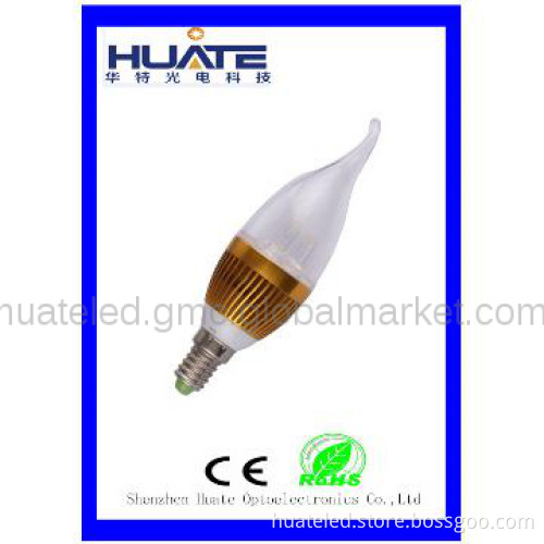 E14 pure white led candle ,indoor lighting